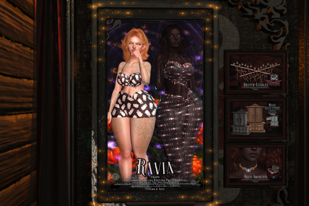 Ravia Outfit Halloween - Inithium/Legacy/MaitreyaX/Reborn/+mods, L$649