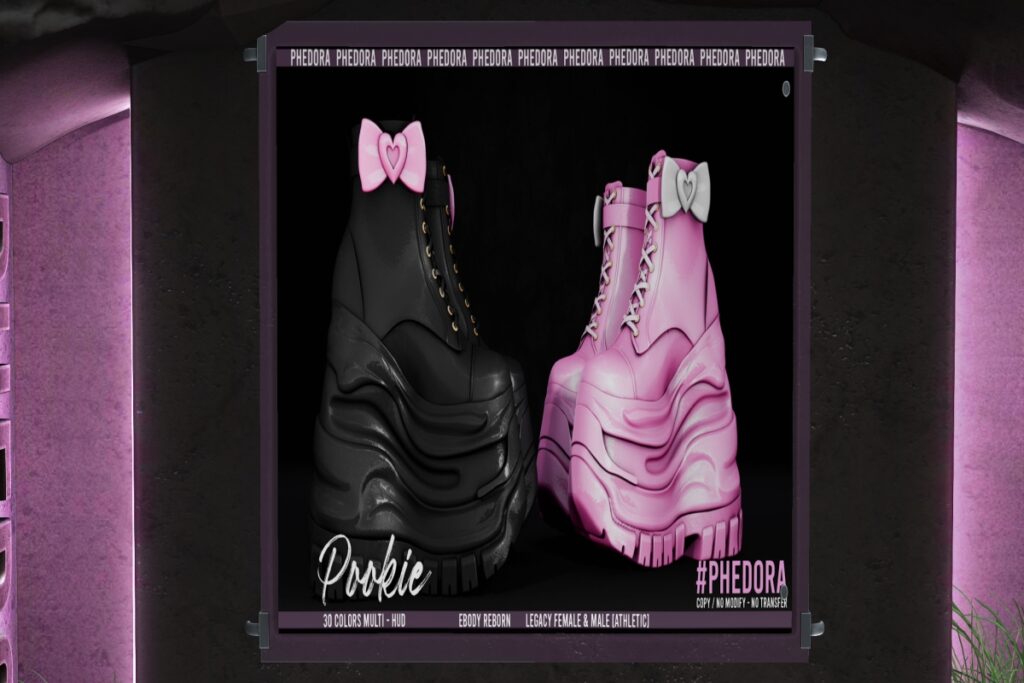 Pookie Boots - Legacy M+F/Reborn/+mods, L$299 FP