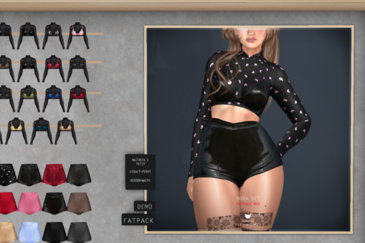 Bora Top &amp; Shorts - Legacy/MaitreyaX/Reborn/+mods, L$257 each/L$1200 FP