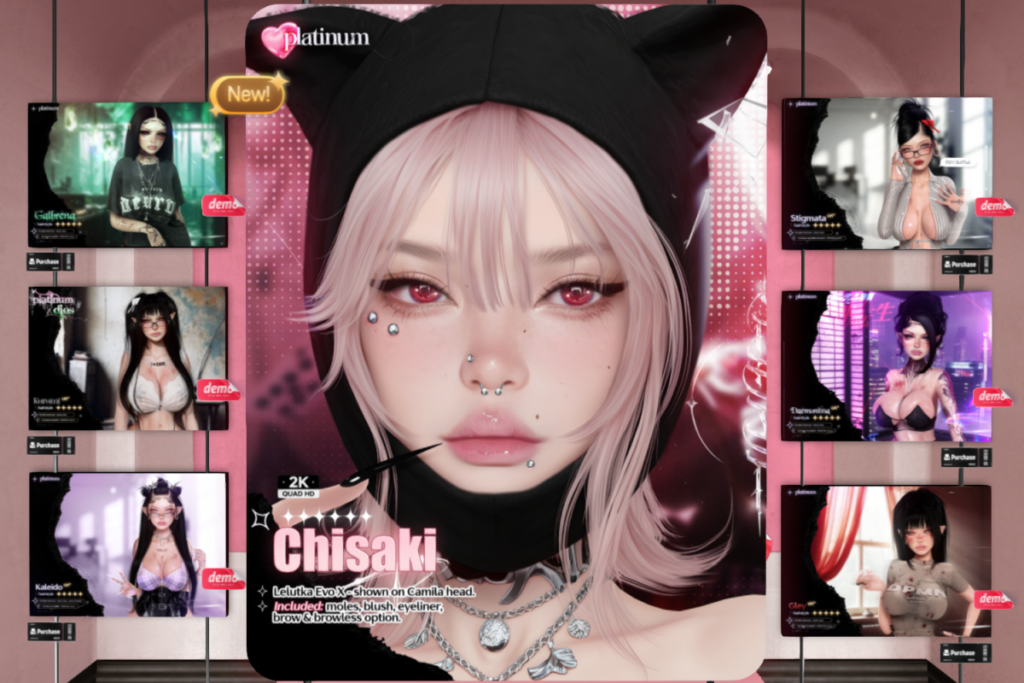 Chisaki Skin - EvoX, L$749 each/L$2499 FP