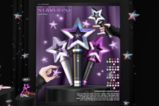 Stardust Lightstick Holdable, L$199 each