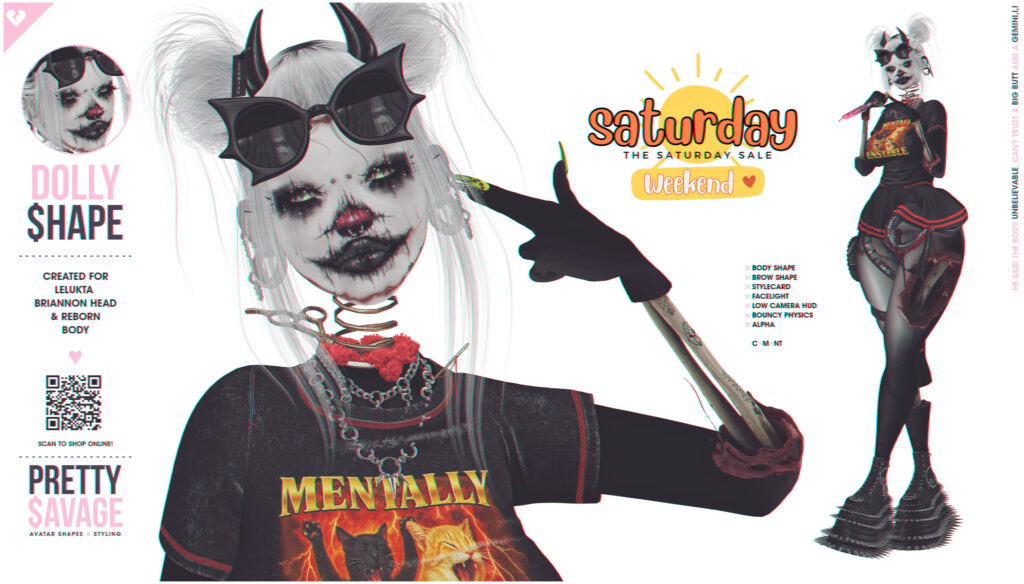 Dolly Shape - EvoX Briannon/Reborn	&lt;a href=&quot;http://maps.secondlife.com/secondlife/Slytherin/104/100/1388&quot; target=&quot;_blank&quot;&gt;Teleport&lt;/a&gt;