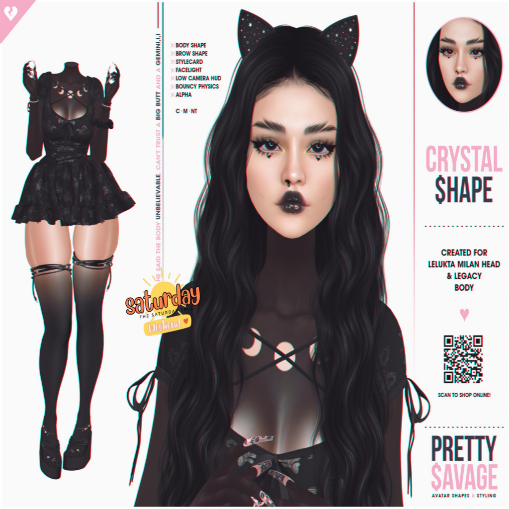 Crystal Shape - EvoX Milan/Legacy	&lt;a href=&quot;http://maps.secondlife.com/secondlife/Morton%20Mains/26/65/110&quot; target=&quot;_blank&quot;&gt;Teleport&lt;/a&gt;