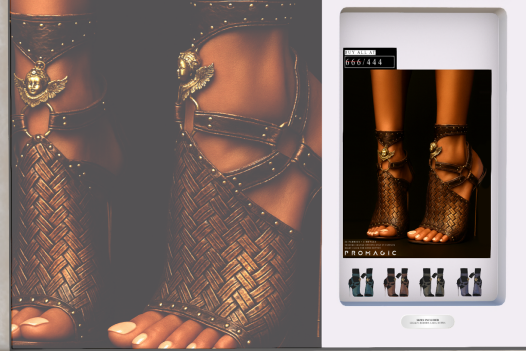 Grah Heels - Inithium/Legacy/MaitreyaX/Reborn, L$99 each/L$444 FP