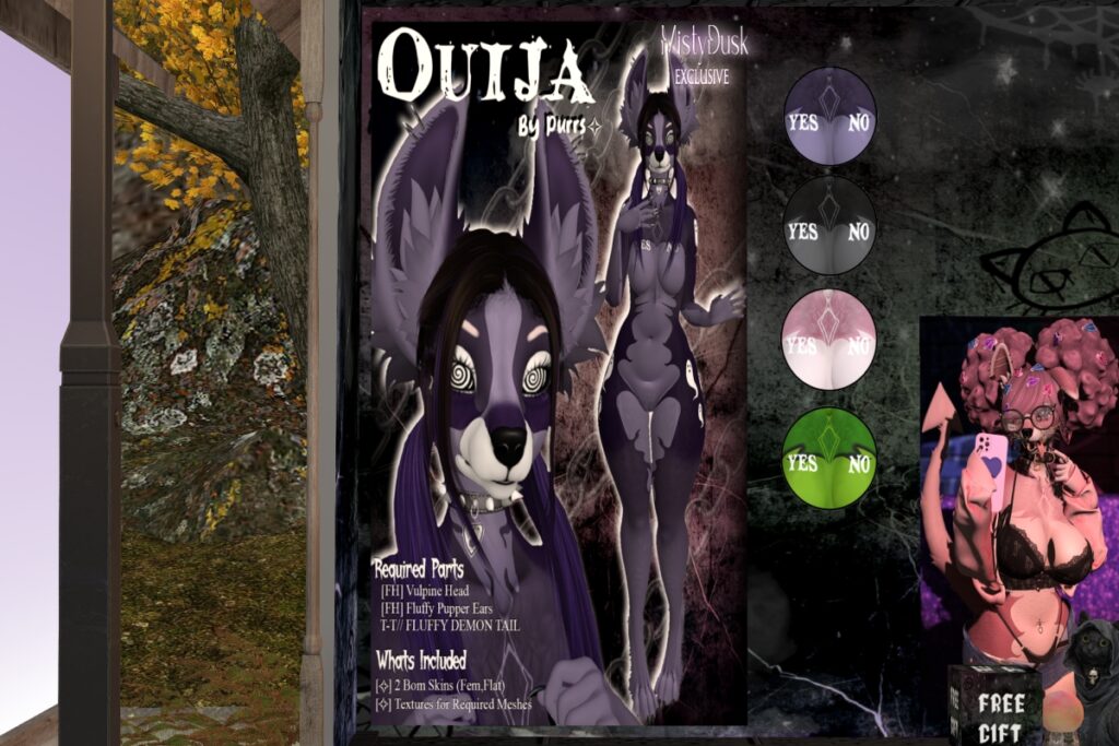 Ouija Mod Kit - BOM/FH Vulpine, L$600 each