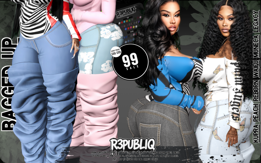 Bagged Up Outfit - Inithium/Legacy/Peach/Reborn/Yentements/+mods	&lt;a href=&quot;http://maps.secondlife.com/secondlife/TheTakeover/141/144/3015&quot; target=&quot;_blank&quot;&gt;Teleport&lt;/a&gt;