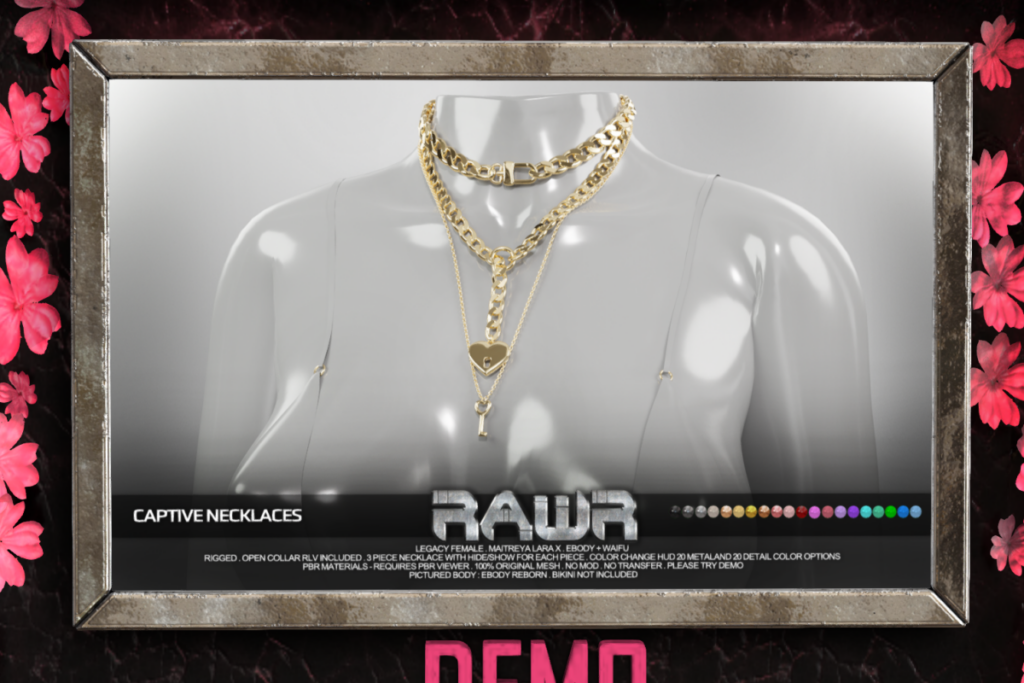 Captive Necklaces - Legacy/MaitreyaX/Reborn/+mods, L$315