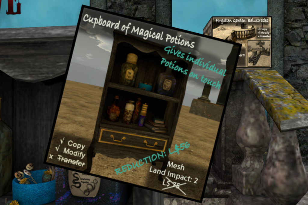 Cupboard of Magical Potions, L$56