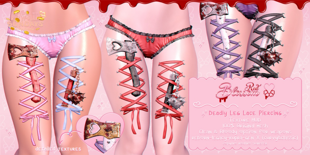 Deadly Leg Lace Piercing - GenX/Inithium/Legacy/Reborn	&lt;a href=&quot;https://maps.secondlife.com/secondlife/Anhedonia/112/132/998&quot; target=&quot;_blank&quot;&gt;Teleport&lt;/a&gt;