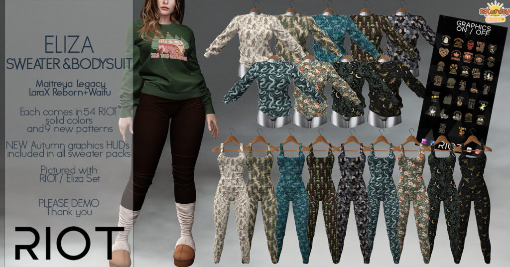 Eliza Sweater &amp; Bodysuit - Legacy/Maitreya/Reborn/+mods	&lt;a href=&quot;http://maps.secondlife.com/secondlife/RIOT%20District/121/167/28&quot; target=&quot;_blank&quot;&gt;Teleport&lt;/a&gt;