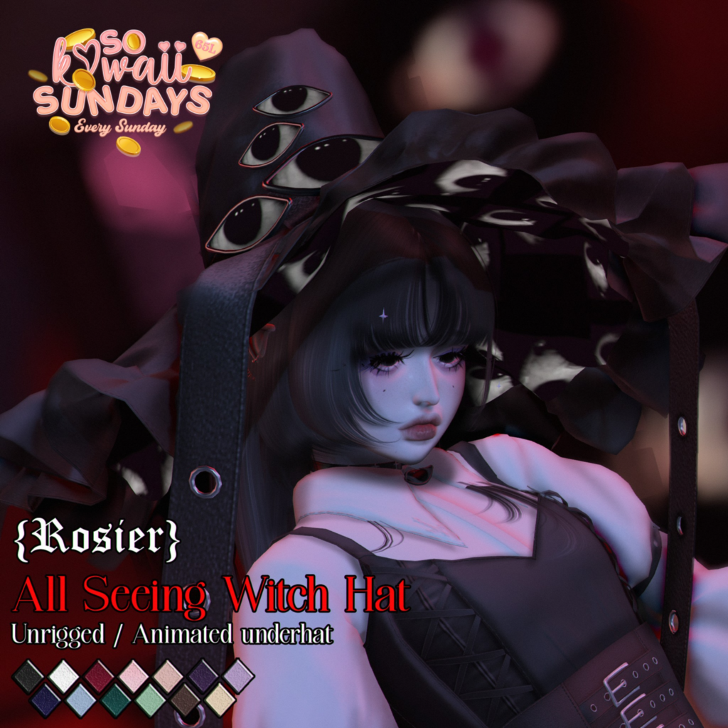 All Seeing Witch Hat	&lt;a href=&quot;http://maps.secondlife.com/secondlife/Anhedonia/133/130/999&quot; target=&quot;_blank&quot;&gt;Teleport&lt;/a&gt;