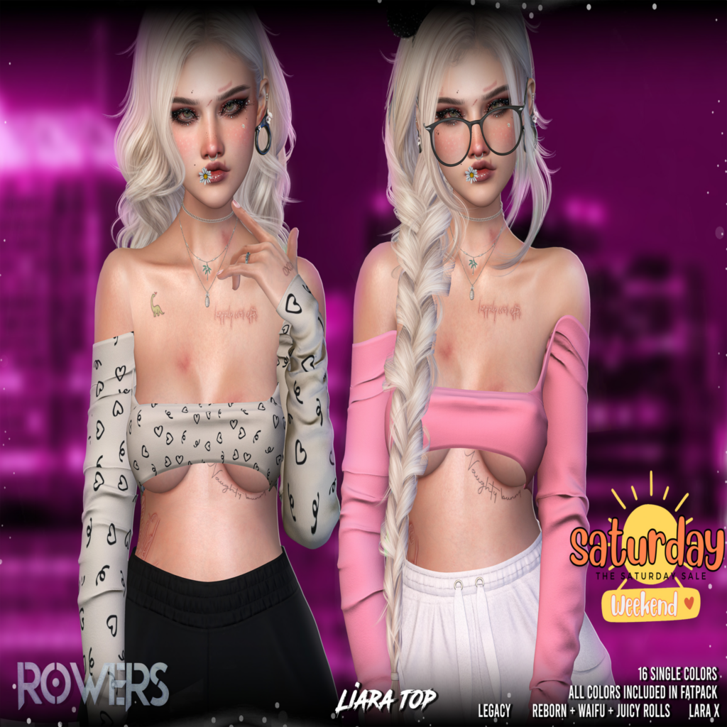Liara Top - Legacy/MaitreyaX/Reborn/+mods	&lt;a href=&quot;http://maps.secondlife.com/secondlife/Rosehaven/196/127/2501&quot; target=&quot;_blank&quot;&gt;Teleport&lt;/a&gt;