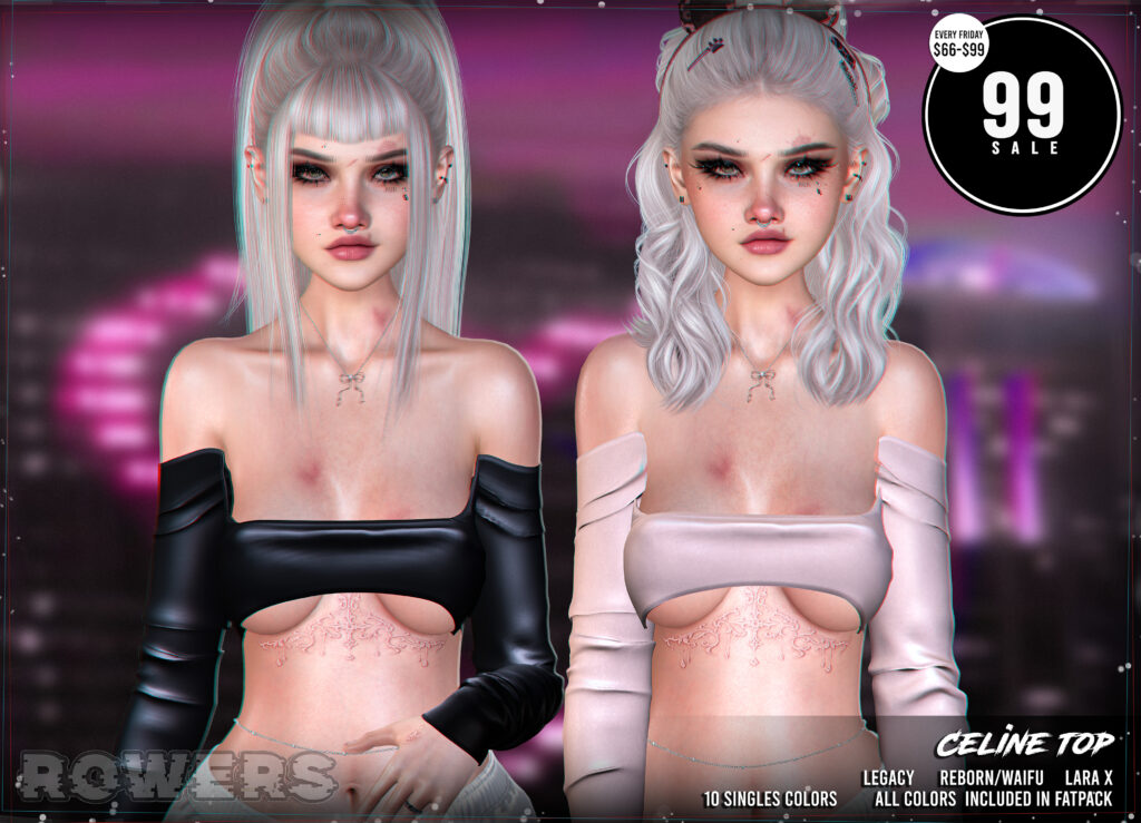 Celine Top - Legacy/MaitreyaX/Reborn/+mods	&lt;a href=&quot;http://maps.secondlife.com/secondlife/Rosehaven/196/127/2501&quot; target=&quot;_blank&quot;&gt;Teleport&lt;/a&gt;
