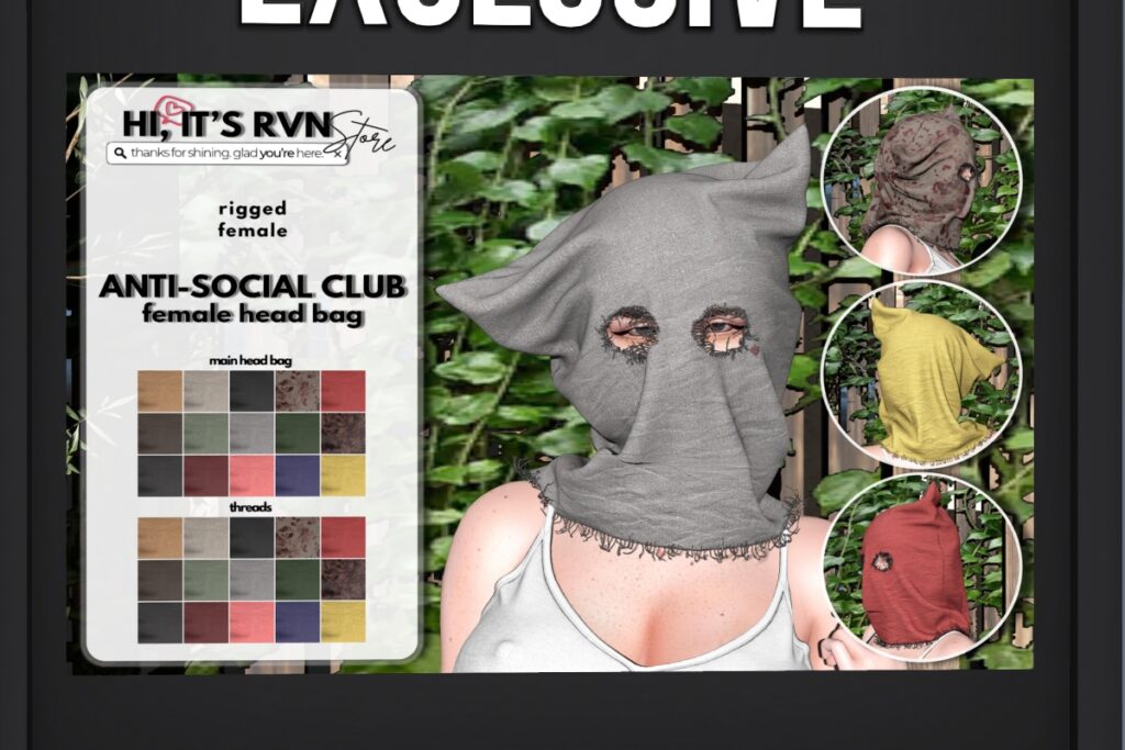 Anti-Social Club Accessory, L$329 FP