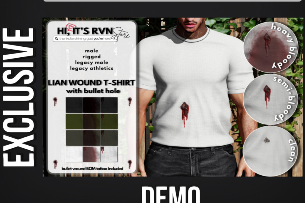 Lian Wound Shirt - Legacy/+mods, L$329