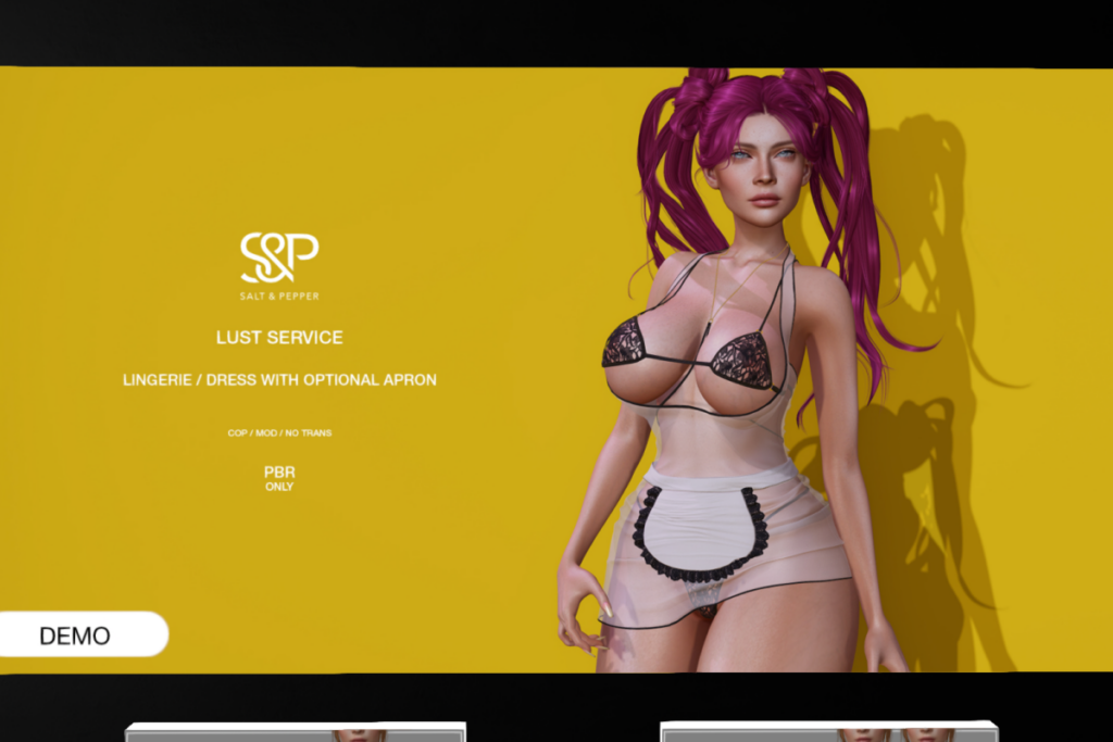 Lust Service Outfit - Legacy/MaitreyaX/Reborn/+mods, L$500 each/L$2500 FP