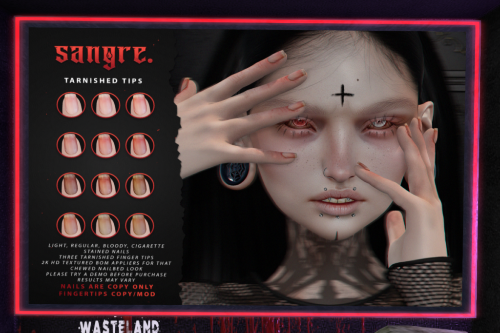 Tarnished Nail Tips - Reborn, L$375