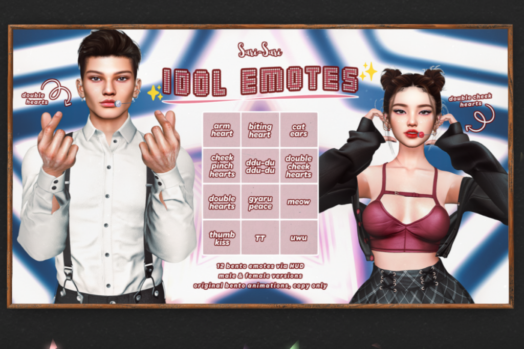 Idol Emotes, L$599