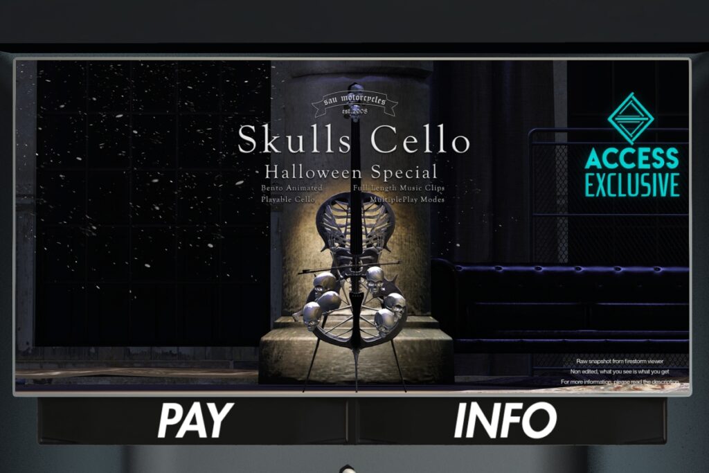 Skulls Cello Holdable &amp; Decor, L$1024