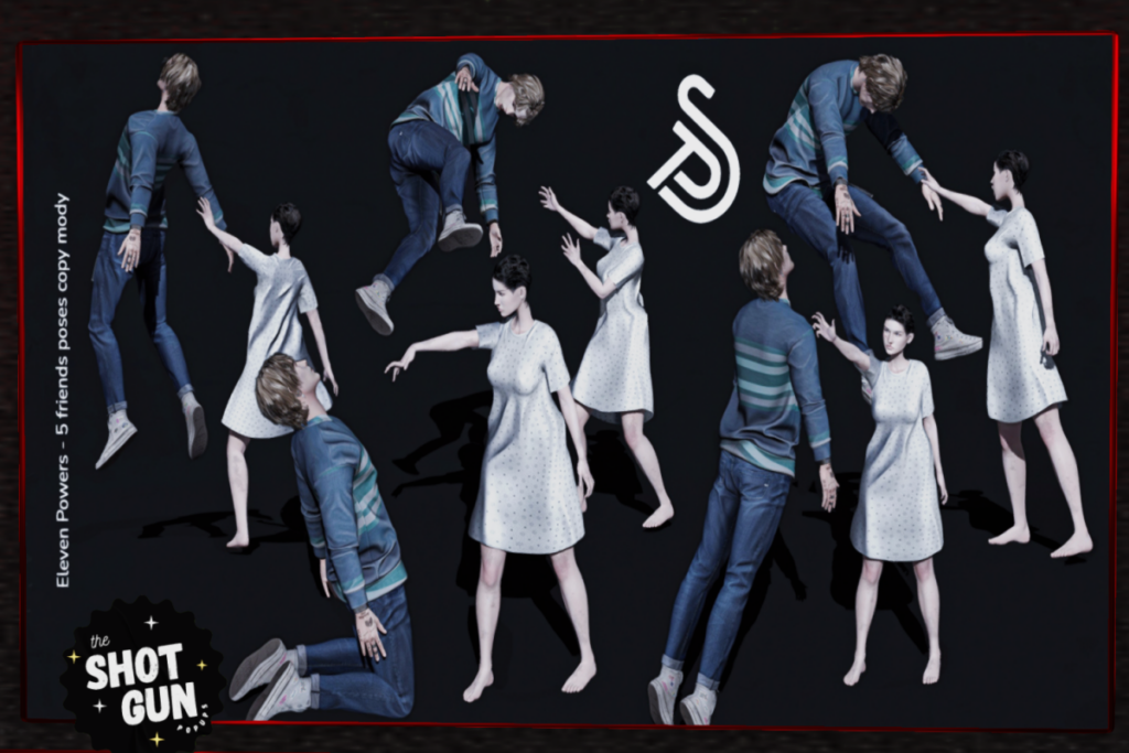 Eleven Powers Friends Poses, L$200 each/L$600 FP
