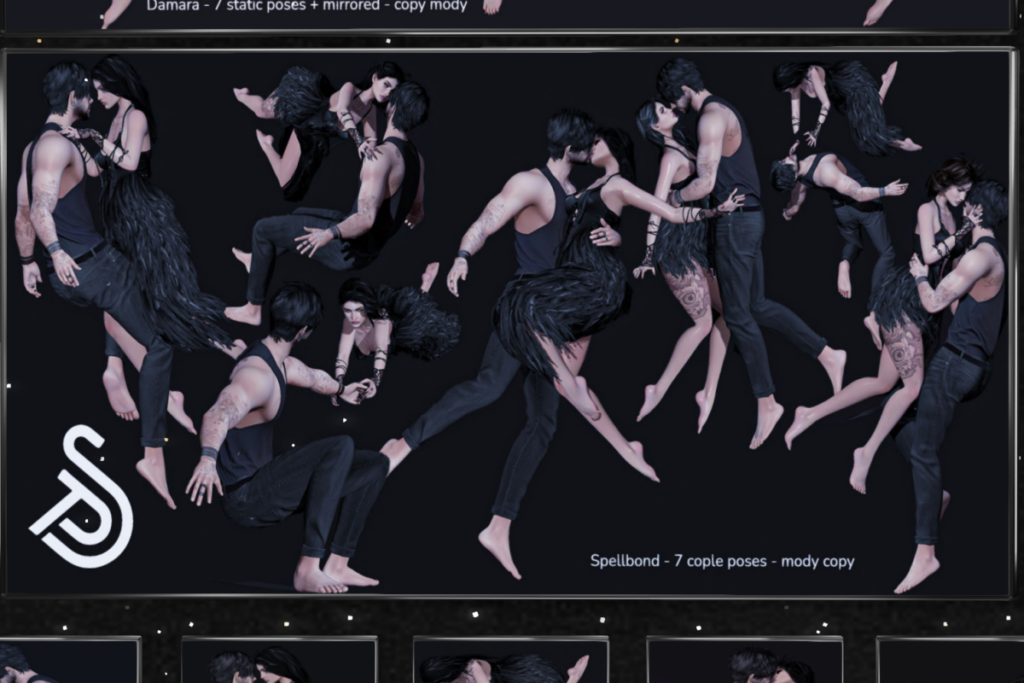 Spellbond Poses, L$250 each/L$700 FP