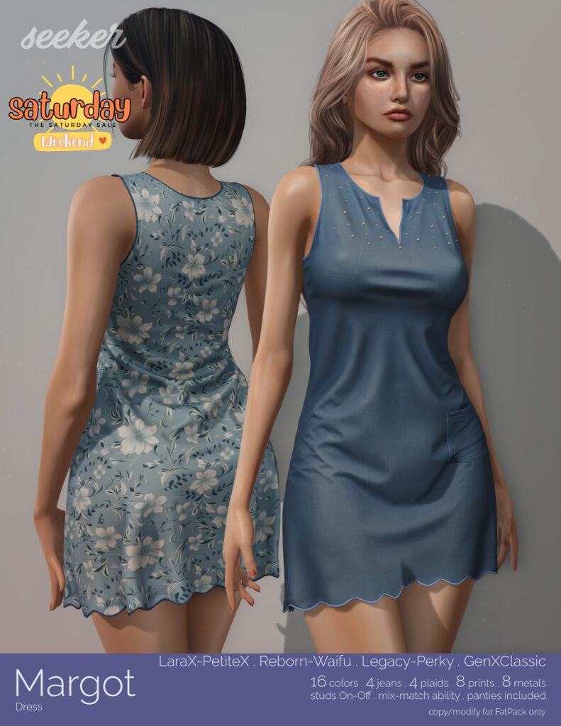 Margot Dress - GenX Classic/Legacy/MaitreyaX/Reborn/+mods	&lt;a href=&quot;http://maps.secondlife.com/secondlife/Taejin/198/93/2003&quot; target=&quot;_blank&quot;&gt;Teleport&lt;/a&gt;