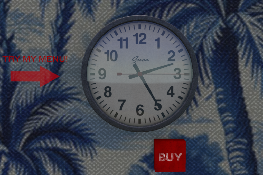 School Clock	&lt;a href=&quot;http://maps.secondlife.com/secondlife/Seven%20Emporium/154/138/21&quot; target=&quot;_blank&quot;&gt;Teleport&lt;/a&gt;