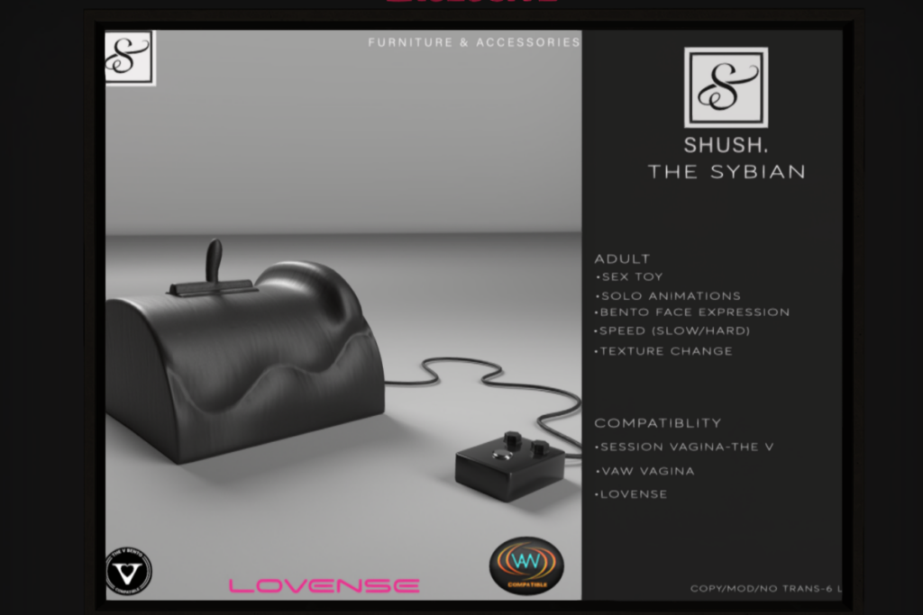 The Sybian Sex Toy, L$399