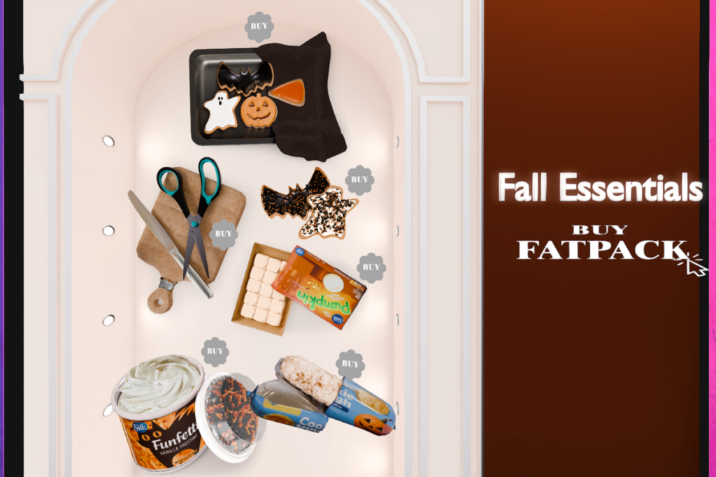 Falloween Cookie Kit, L$159-L$169 each/L$599 FP