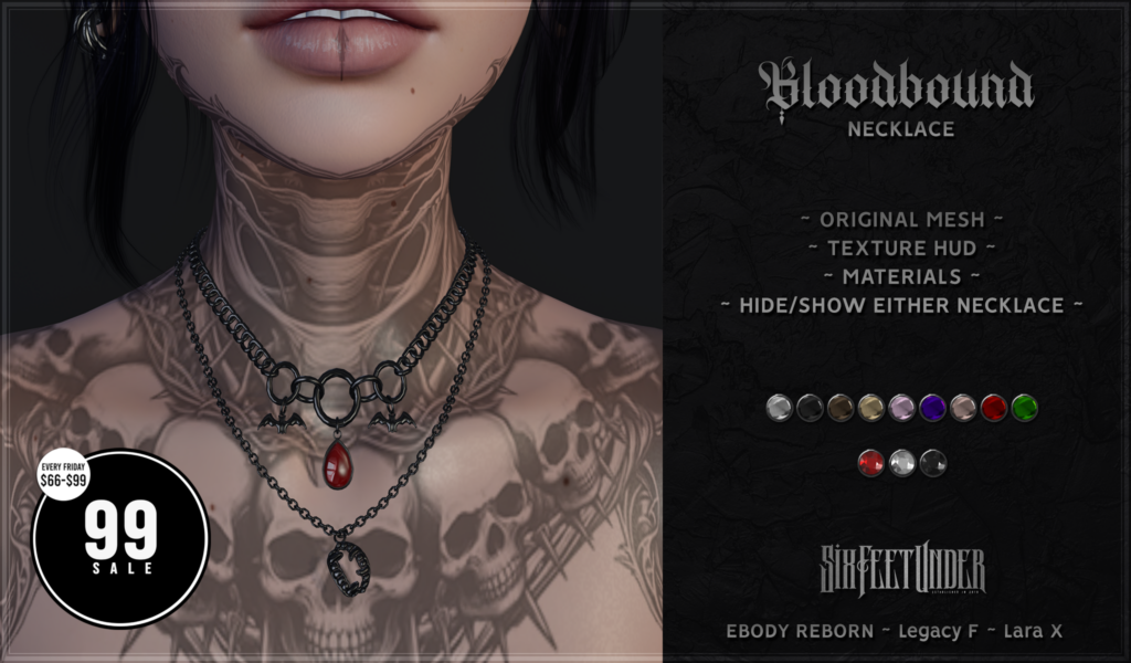 Bloodbound Necklace - Legacy/MaitreyaX/Reborn	&lt;a href=&quot;http://maps.secondlife.com/secondlife/Badly%20Moor/175/106/1012&quot; target=&quot;_blank&quot;&gt;Teleport&lt;/a&gt;