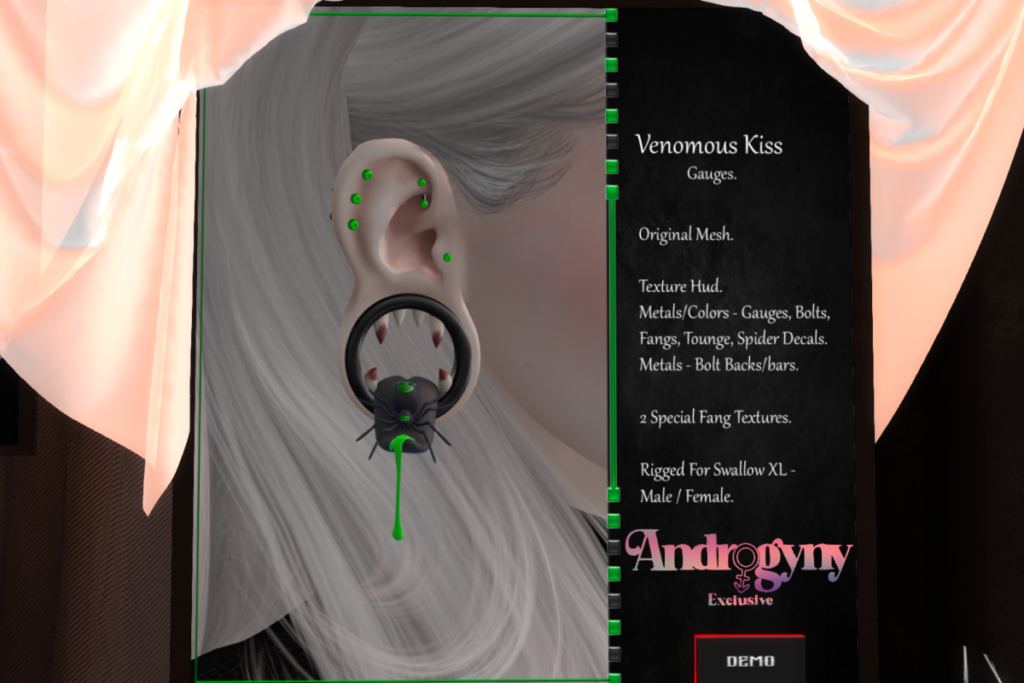 Venomus Kiss Gauges - Swallow Gauged, L$249