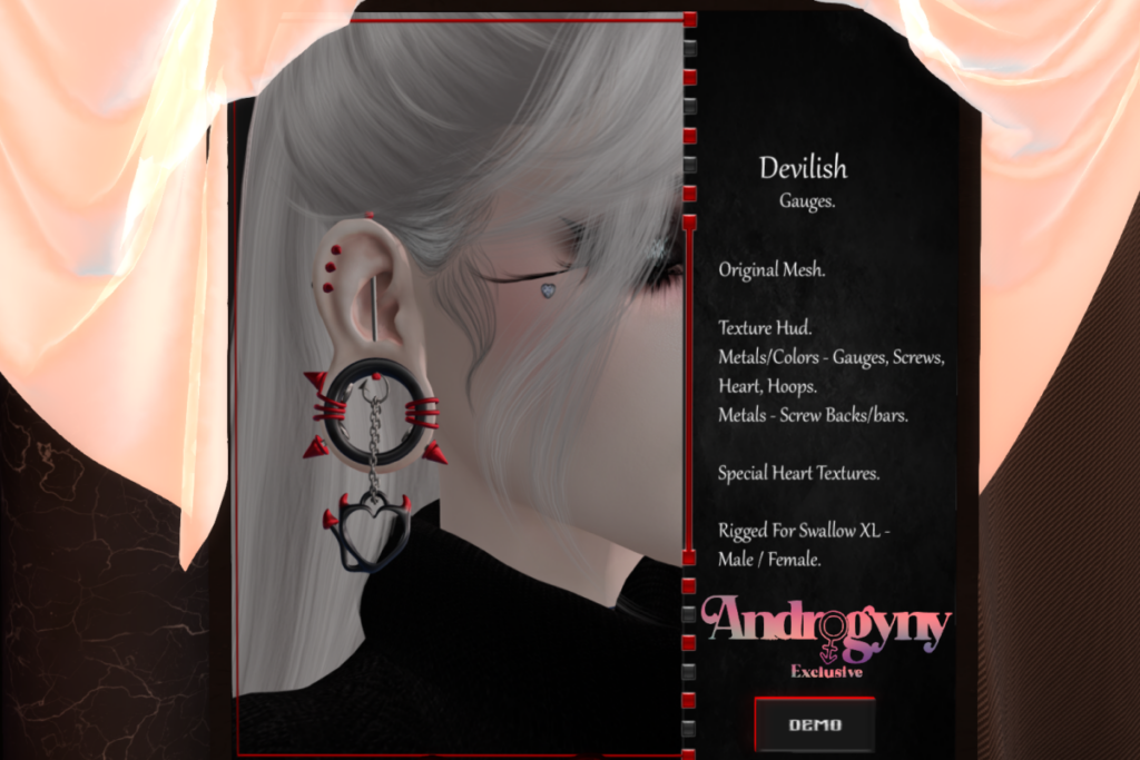 Devilish Gauged - Swallow Gauged, L$249