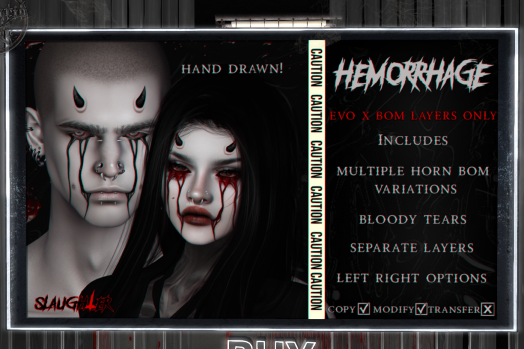 Hemorrhage Horns &amp; Tears - EvoX, L$300