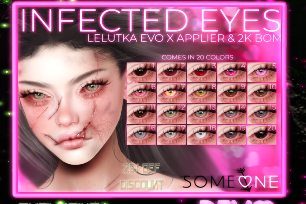 Infected Eyes - Bom/Evo X, L$357