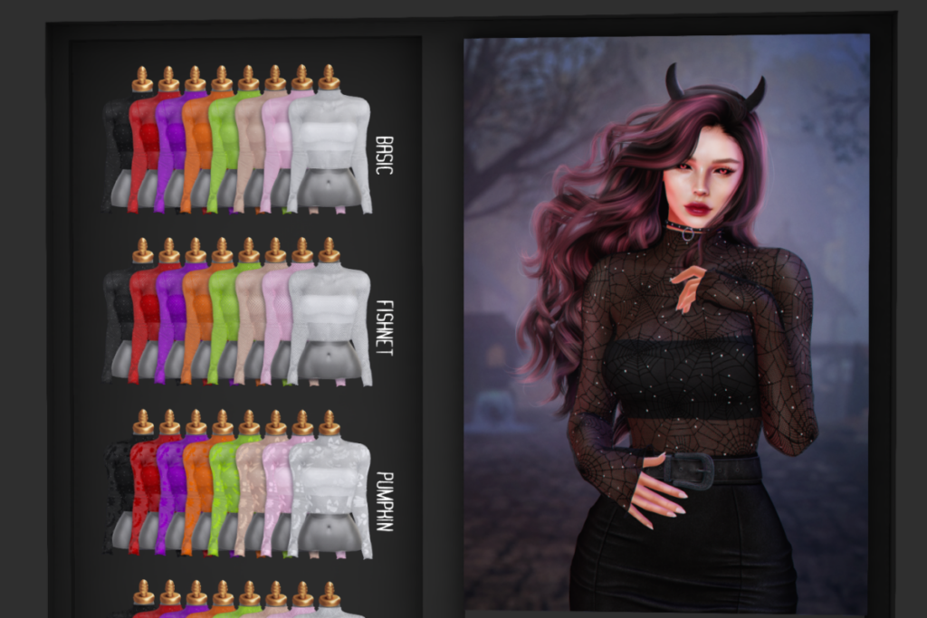 Haunted Lace Shirt - Legacy/MaitreyaX/Reborn/+mods, L$349 each/L$999 FP