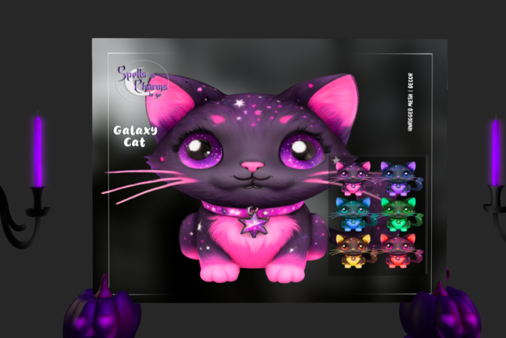 Galaxy Cat Decor, L$99
