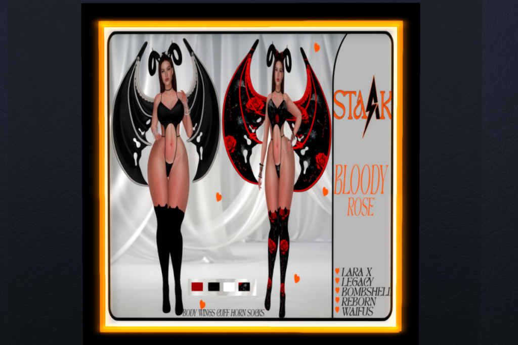 Bloody Rose Set - Legacy/MaitreyaX/Reborn/+mods, L$99