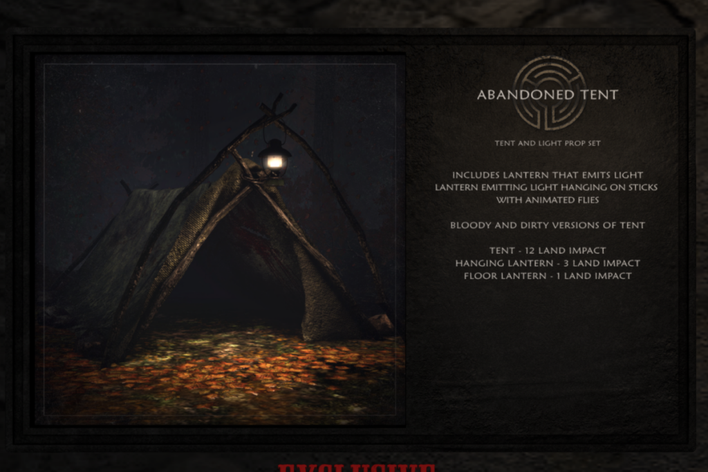 Abandoned Tent, L$375