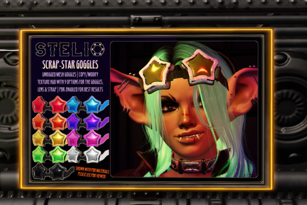 Scrap-Star Goggles, L$399