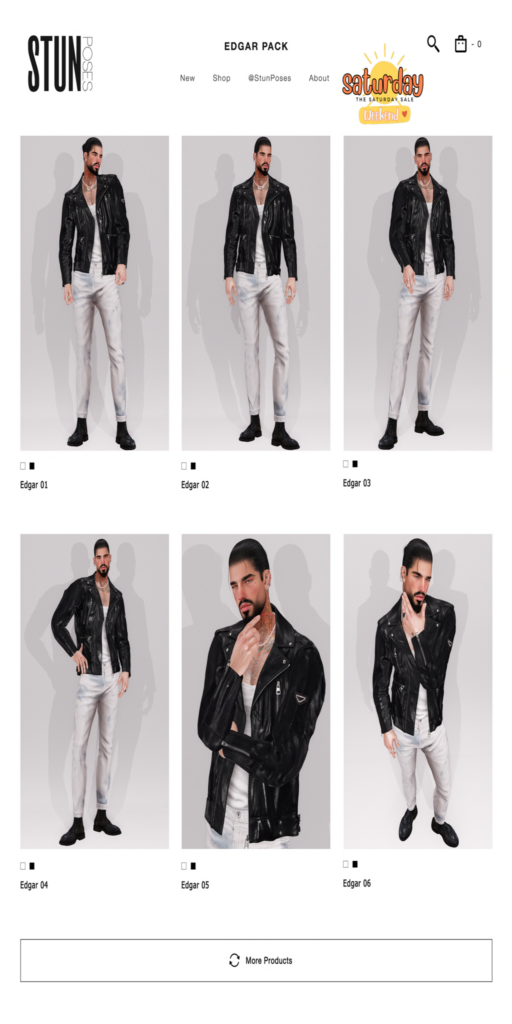 Edgar Poses	&lt;a href=&quot;http://maps.secondlife.com/secondlife/Dream%20Haven/7/189/4075&quot; target=&quot;_blank&quot;&gt;Teleport&lt;/a&gt;