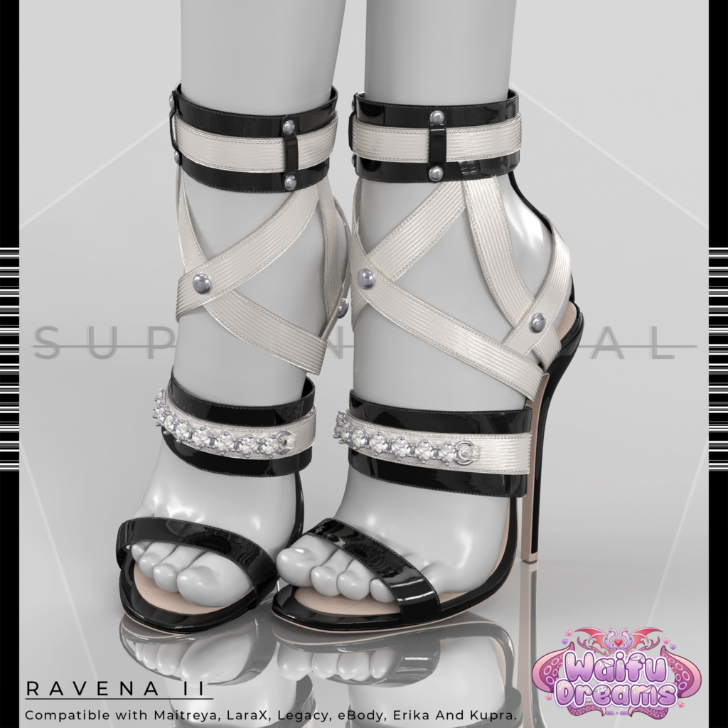 Ravena II Heels - Erika/Inithium/Legacy/Maitreya/Reborn/+mods	&lt;a href=&quot;http://maps.secondlife.com/secondlife/Supernatural/128/154/458&quot; target=&quot;_blank&quot;&gt;Teleport&lt;/a&gt;