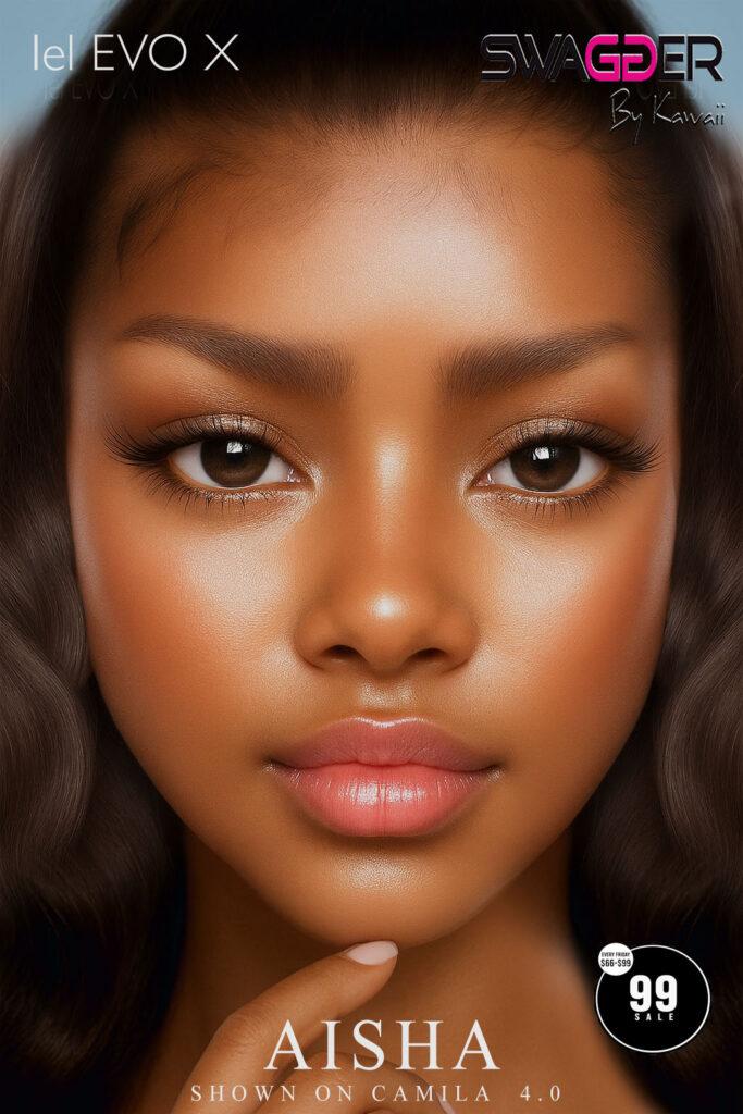 Aisha Skin - EvoX	&lt;a href=&quot;http://maps.secondlife.com/secondlife/CandyBar/222/25/2851&quot; target=&quot;_blank&quot;&gt;Teleport&lt;/a&gt;