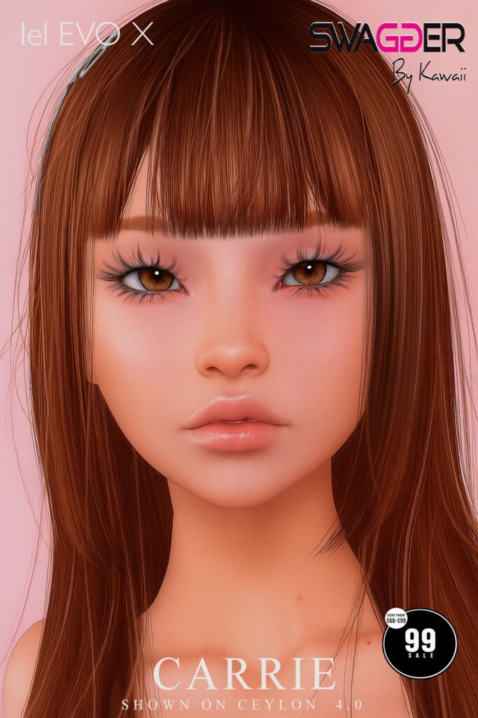 Carrie Skin - EvoX	&lt;a href=&quot;http://maps.secondlife.com/secondlife/CandyBar/222/25/2851&quot; target=&quot;_blank&quot;&gt;Teleport&lt;/a&gt;