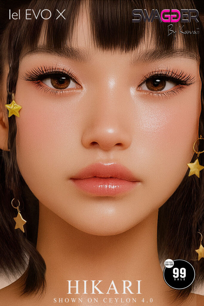 Hikari Skin - EvoX	&lt;a href=&quot;http://maps.secondlife.com/secondlife/CandyBar/222/25/2851&quot; target=&quot;_blank&quot;&gt;Teleport&lt;/a&gt;