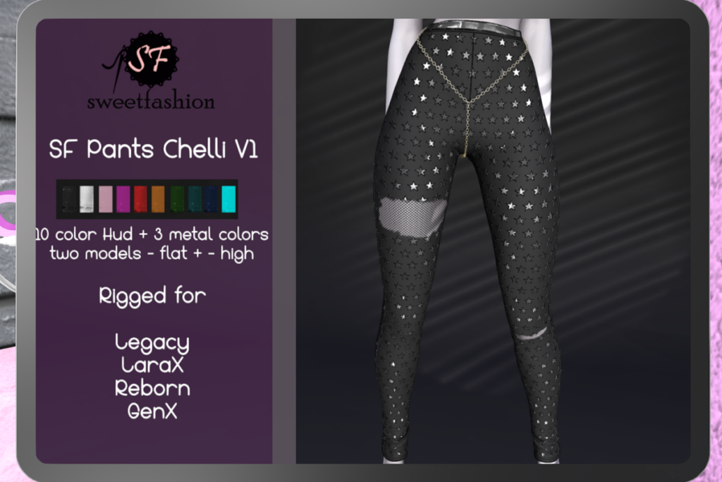 Chelli Pants - GenX/Legacy/MaitreyaX/Reborn, L$299