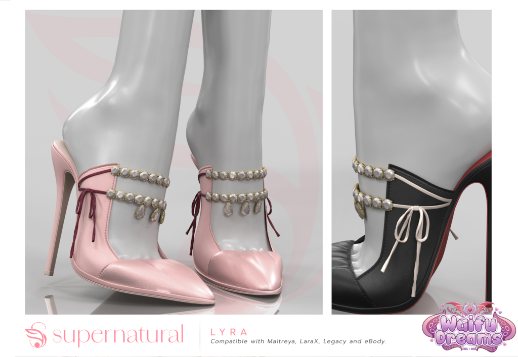 Lyra Heels - Legacy/Maitreya/Reborn/+mods
