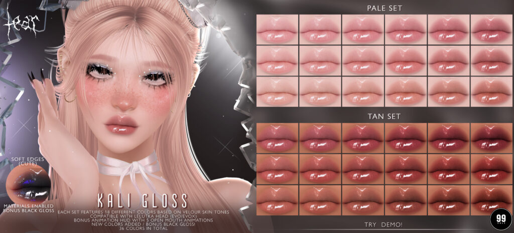 Kali Gloss Soft Edges - Evo/EvoX	&lt;a href=&quot;http://maps.secondlife.com/secondlife/Hashira/150/190/3&quot; target=&quot;_blank&quot;&gt;Teleport&lt;/a&gt;