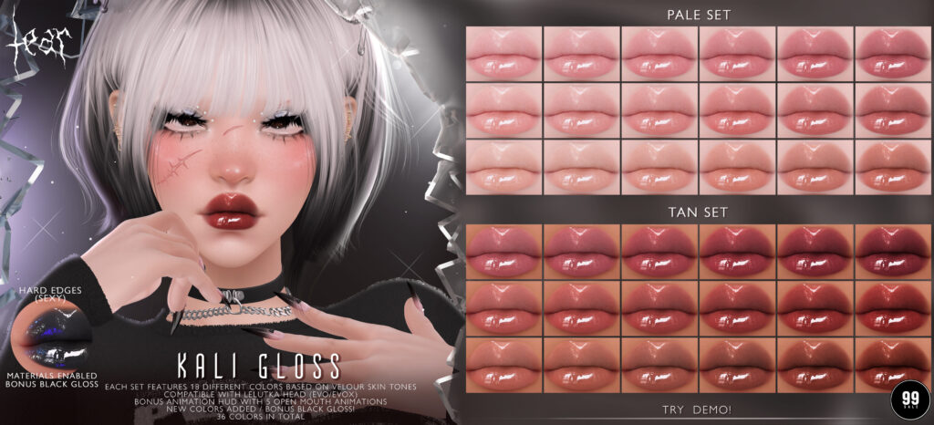 Kali Gloss Hard Edges - Evo/EvoX	&lt;a href=&quot;http://maps.secondlife.com/secondlife/Hashira/150/190/3&quot; target=&quot;_blank&quot;&gt;Teleport&lt;/a&gt;
