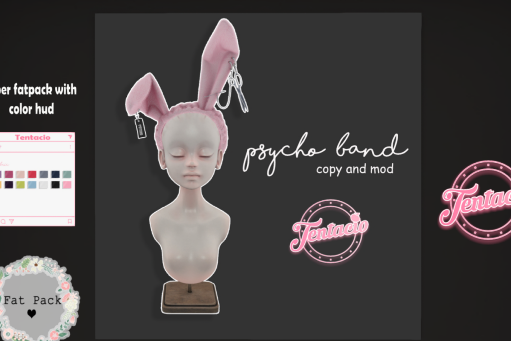 Psycho Band, L$229 each/L$1299 FP