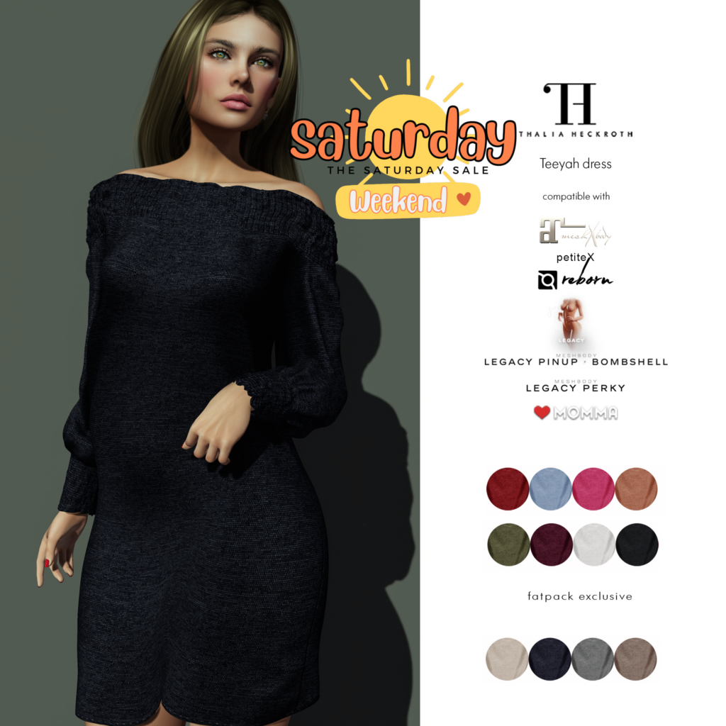 Teeyah Dress - Legacy/MaitreyaX/Reborn/+mods	&lt;a href=&quot;http://maps.secondlife.com/secondlife/Fingal/128/84/23&quot; target=&quot;_blank&quot;&gt;Teleport&lt;/a&gt;